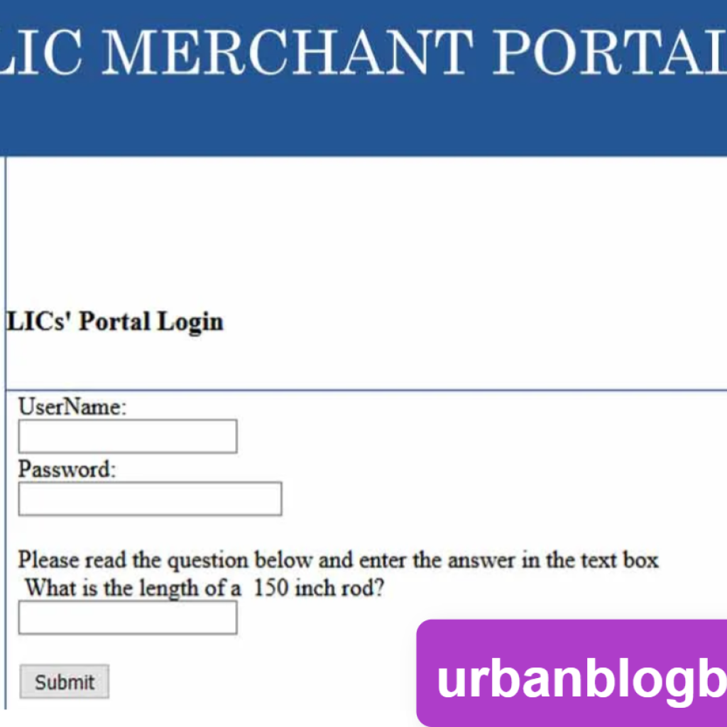 LIC Merchant Portal